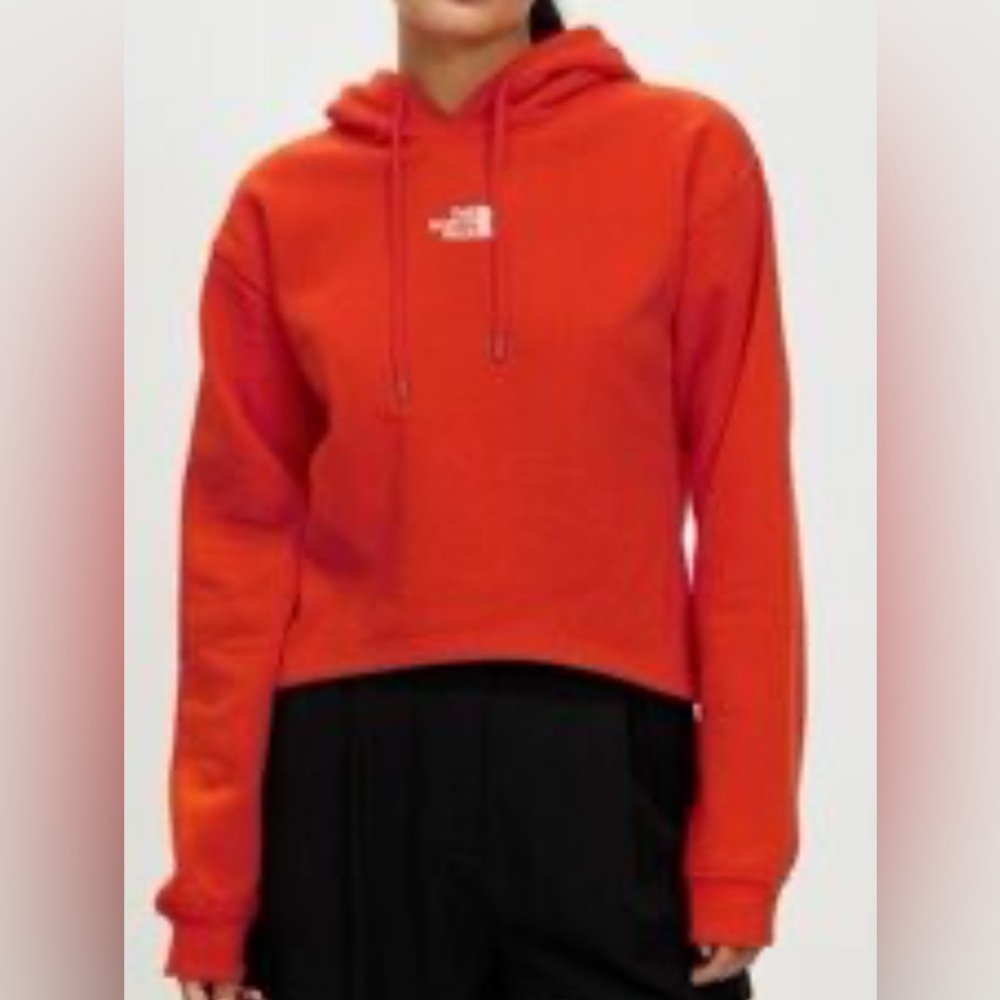 The North Face Women's Vibrant Orange‎ Hoodie size Small P